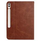 For Samsung Galaxy Tab S10+ / S9+ Multifunctional Wristband Leather Tablet Case(Brown) - 3