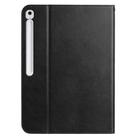 For Samsung Galaxy Tab S10 FE+ Multifunctional Wristband Leather Tablet Case(Black) - 3