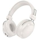 Borofone BO33 Melody Head-mounted Bluetooth 5.4 Wireless Headphones(White) - 1