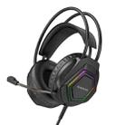 Borofone BO105 Thunder Wired Head-mounted Gaming Headphones(Black) - 1