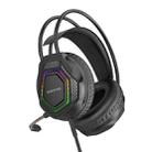 Borofone BO105 Thunder Wired Head-mounted Gaming Headphones(Black) - 2