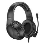 Borofone BO109 Bountiful Wired Head-mounted Gaming Headphones(Black) - 2