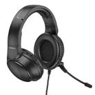 Borofone BO109 Bountiful Wired Head-mounted Gaming Headphones(Black) - 3