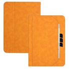 10 inch Multifunctional Wristband Leather Tablet Case(Yellow) - 1