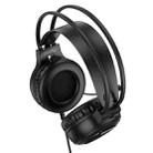 Borofone BO111 Eminent Wired Head-mounted Gaming Headphones(Black) - 2