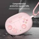 For Beats Studio Buds+ Retro Game Console Style Silicone Earbuds Case(Pink) - 2
