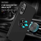 For Samsung Galaxy S25 Edge 5G PC + TPU Magnetic Phone Case with Invisible Ring Holder(Black) - 2