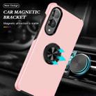 For Samsung Galaxy S25 Edge 5G PC + TPU Magnetic Phone Case with Invisible Ring Holder(Rose Gold) - 2