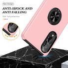 For Samsung Galaxy S25 Edge 5G PC + TPU Magnetic Phone Case with Invisible Ring Holder(Rose Gold) - 3