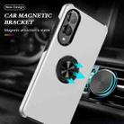 For Samsung Galaxy S25 Edge 5G PC + TPU Magnetic Phone Case with Invisible Ring Holder(Silver) - 2