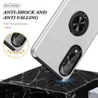 For Samsung Galaxy S25 Edge 5G PC + TPU Magnetic Phone Case with Invisible Ring Holder(Silver) - 3