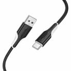 Borofone BX119 New USB to USB-C / Type-C Charge Data Cable, Length:1m(Black) - 2