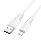 Borofone BX119 New USB to 8 Pin Charge Data Cable, Length:1m(White) - 2