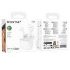 Borofone FQ8 High TWS Wireless BT Headset Earbuds(White) - 3