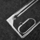 For Samsung Galaxy Z Fold7 5G Transparent Two-stage PC Phone Case with Pen Slot - 3