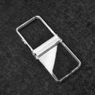 For Motorola Razr 60 Ultra Transparent High-definition Three-section PC Phone Case with Hinge - 2