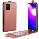 For Xiaomi Mi 10 Lite 5G R64 Texture Single Vertical Flip Leather Protective Case with Card Slots & Photo Frame(Brown) - 1