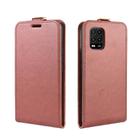 For Xiaomi Mi 10 Lite 5G R64 Texture Single Vertical Flip Leather Protective Case with Card Slots & Photo Frame(Brown) - 2