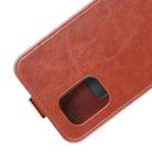 For Xiaomi Mi 10 Lite 5G R64 Texture Single Vertical Flip Leather Protective Case with Card Slots & Photo Frame(Brown) - 3