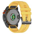 For Garmin 22mm Official Quick Release Silicone Watch Band(Yellow) - 1