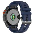 For Garmin 22mm Official Quick Release Silicone Watch Band(Dark Blue) - 1