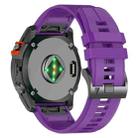 For Garmin 22mm Official Quick Release Silicone Watch Band(Purple) - 1