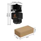 3D Printer Removable Nozzle Hot End For Bambu Lab H2D, Style:0.2mm Stainless Steel - 3