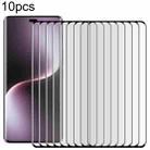 For Honor Magic7 Lite 10pcs Full Glue 9H HD 3D Curved Edge Tempered Glass Film - 1
