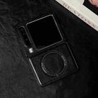 For Huawei Pura X Crazy Horse Texture Magnetic Magsafe PU Phone Case(Black) - 2
