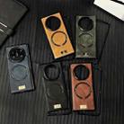 For Huawei Mate X6 Crazy Horse Texture Magnetic Magsafe PU Phone Case(Black) - 2