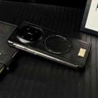 For Huawei Mate X6 Crazy Horse Texture Magnetic Magsafe PU Phone Case(Black) - 3