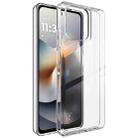 For Motorola Moto G56 5G imak UX-10 Series Transparent Shockproof TPU Phone Case(Transparent) - 1