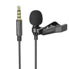 Borofone BFK11 Elegant 3.5mm Lavalier Microphone(Black) - 1