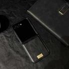 For Motorola Razr 50 Ultra Crazy Horse Texture PU Phone Case(Black) - 2