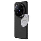 For vivo X200 Ultra NILLKIN Black Mirror Prop CD Texture Mirror Phone Case(Black) - 2