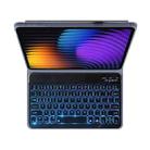 For Xiaomi Pad 7 / Pad 7 Pro 11.2 PXD-MI7 Backlight Voltage Keyboard Leather Tablet Case(Dark Purple) - 3