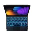 For Xiaomi Pad 7 / Pad 7 Pro 11.2 PST-MI7 Touch Pad Backlight Voltage Keyboard Leather Tablet Case(Black) - 3