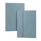 For Xiaomi Pad 7 / Pad 7 Pro 11.2 PST-MI7 Touch Pad Backlight Voltage Keyboard Leather Tablet Case(Misty Blue) - 2