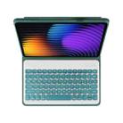 For Xiaomi Pad 7 / Pad 7 Pro 11.2 PX-MI7 Voltage Bluetooth Keyboard Leather Tablet Case(Dark Green) - 3