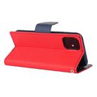 For iPhone 12 mini GOOSPERY FANCY DIARY Cross Pattern Horizontal Flip Leather Case with Holder & Card Slots & Wallet(Red) - 3