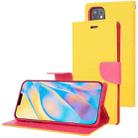 For iPhone 12 mini GOOSPERY FANCY DIARY Cross Pattern Horizontal Flip Leather Case with Holder & Card Slots & Wallet(Yellow) - 1