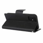For iPhone 12 mini GOOSPERY FANCY DIARY Cross Pattern Horizontal Flip Leather Case with Holder & Card Slots & Wallet(Black) - 3