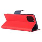 For iPhone 12 / 12 Pro GOOSPERY FANCY DIARY Cross Pattern Horizontal Flip Leather Case with Holder & Card Slots & Wallet(Red) - 3