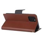 For iPhone 12 / 12 Pro GOOSPERY FANCY DIARY Cross Pattern Horizontal Flip Leather Case with Holder & Card Slots & Wallet(Brown) - 3