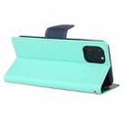 For iPhone 12 Pro Max GOOSPERY FANCY DIARY Cross Pattern Horizontal Flip Leather Case with Holder & Card Slots & Wallet(Mint Green) - 3