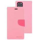 For iPhone 12 Pro Max GOOSPERY FANCY DIARY Cross Pattern Horizontal Flip Leather Case with Holder & Card Slots & Wallet(Pink) - 2