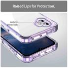 For Samsung Galaxy XCover7 Pro PC Hybrid TPU Airbag Shockproof Phone Case(Transparent Purple) - 3