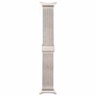 For Samsung Galaxy Watch Ultra 47mm Integrated Buckle Embossed Milanese Metal Watch Band(Starlight) - 3