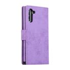 For Samsung Galaxy Note10 Retro 2 in 1 Detachable Magnetic Horizontal Flip TPU + PU Leather Case with Holder & Card Slots & Photo Frame & Wallet(Purple) - 3