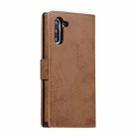 For Samsung Galaxy Note10 Retro 2 in 1 Detachable Magnetic Horizontal Flip TPU + PU Leather Case with Holder & Card Slots & Photo Frame & Wallet(Brown) - 3